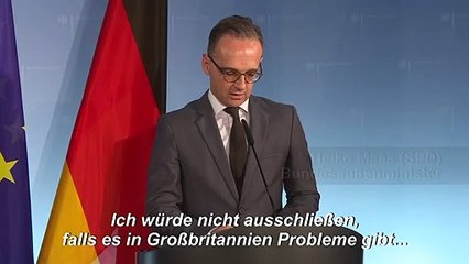 Brexit: Maas hält "kurze technische Verlängerung" für möglich