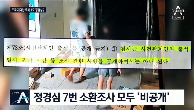 조국 서명한 ‘피의사실 공표 금지’…첫 수혜자는 정경심?