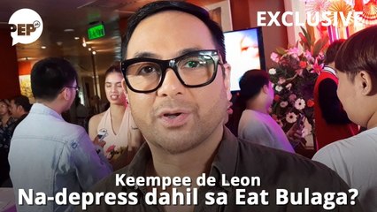 Keempee de Leon nagkaroon ng depression dahil sa Eat Bulaga? | PEP Exclusives