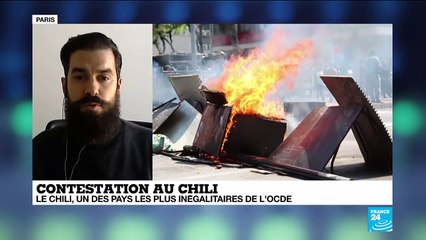 Contestation au Chili, l'un des pays les plus inégalitaires de l'OCDE