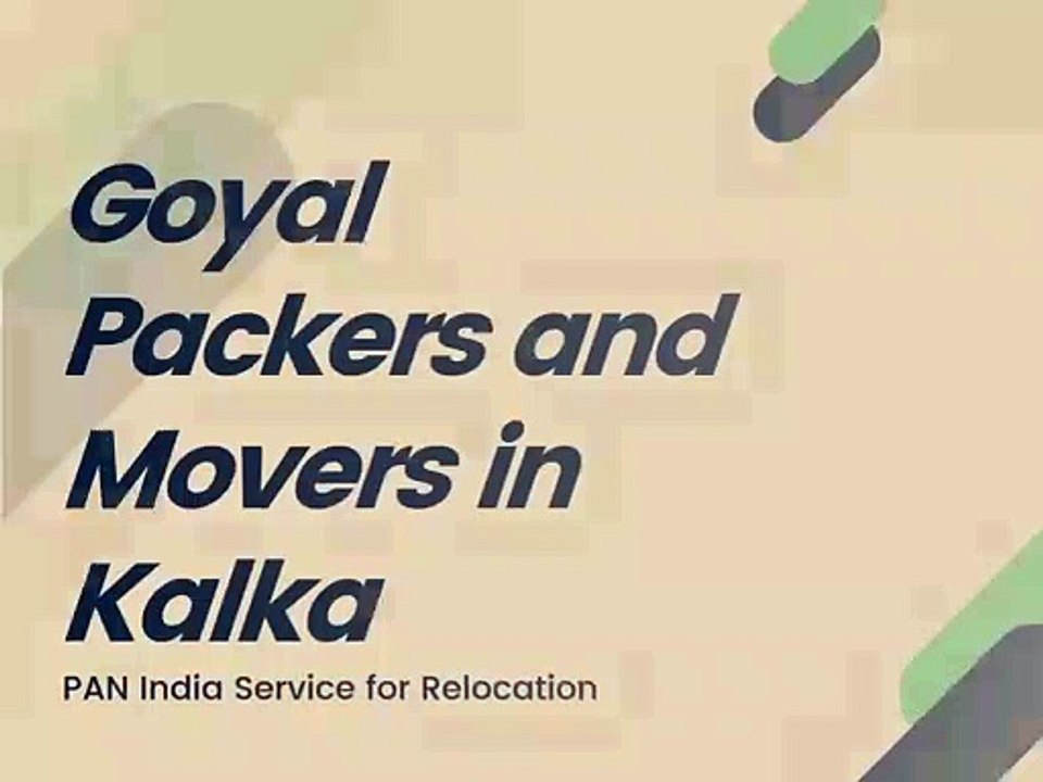 Confused on choosing good Packers and Movers in Kalka?