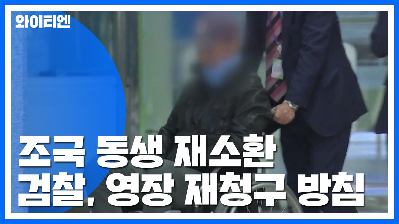 조국 동생 재소환...검찰, 영장 재청구 방침 / YTN