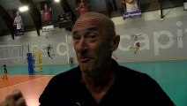 Mladen Kasic coach de l'Arago Sète donne son avis sur Martigues Volley