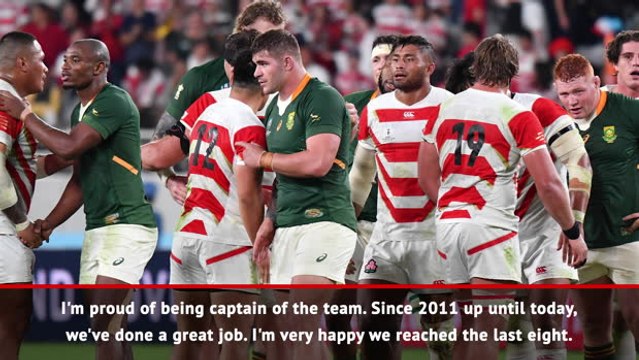 Captain Leitch proud of Japan for reaching final eight