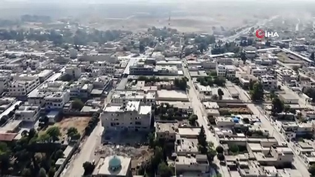 İhlas Haber Ajansı Resulayn'ın Son Durumunu Havadan Görüntüledi