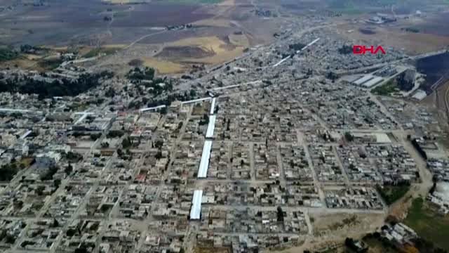 Terörden temizlenen resulayn havadan böyle görüntülendi -3