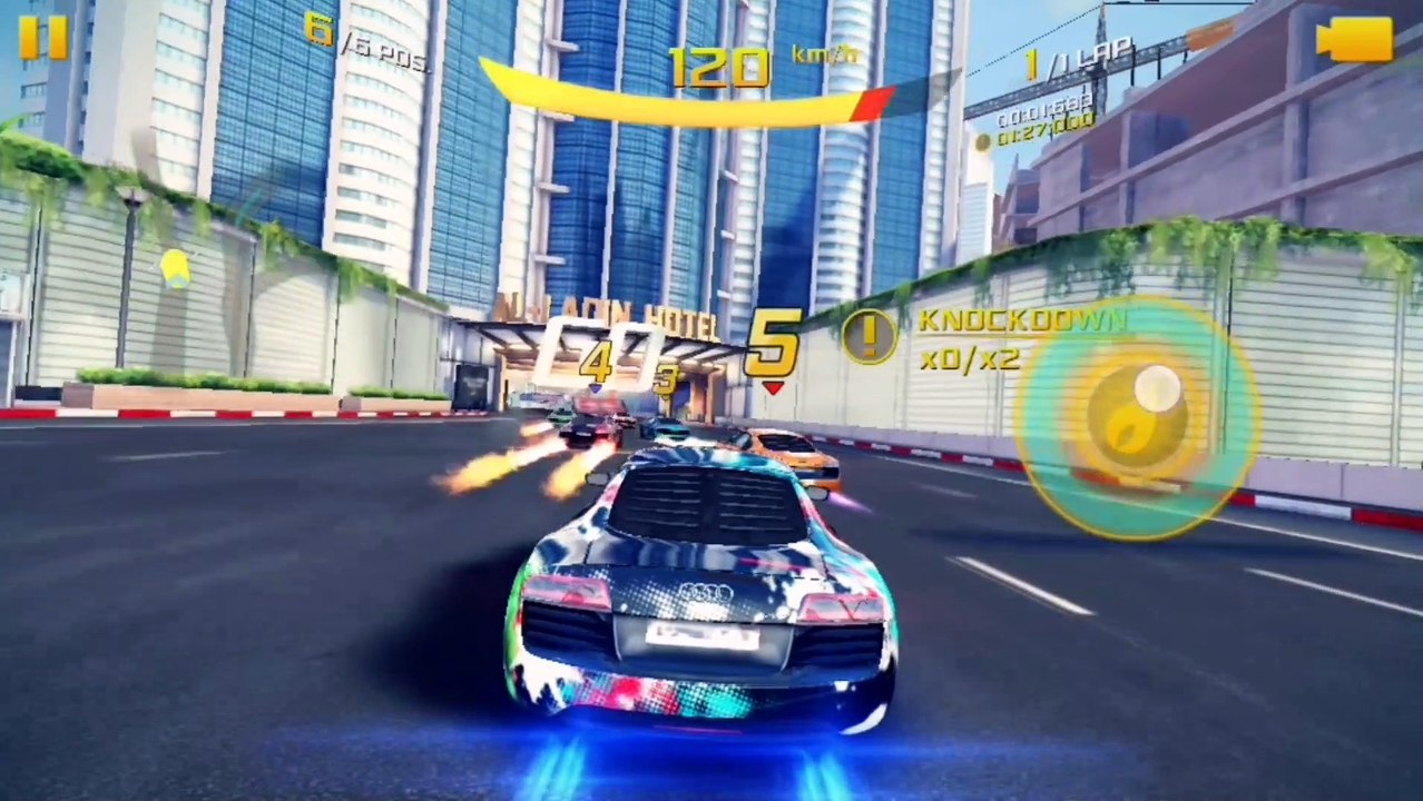 Asphalt 8 Season 9 Max Challenge : Audi R8 E-Tron at DUBAI & Dodge Dart GT at ALPS