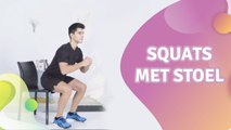 squats met stoel - Gezonder leven