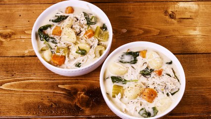 Slow-Cooker Creamy Gnocchi Soup Will Beat The Winter Blues