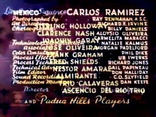 The Three Caballeros (1945) Opening and Closing