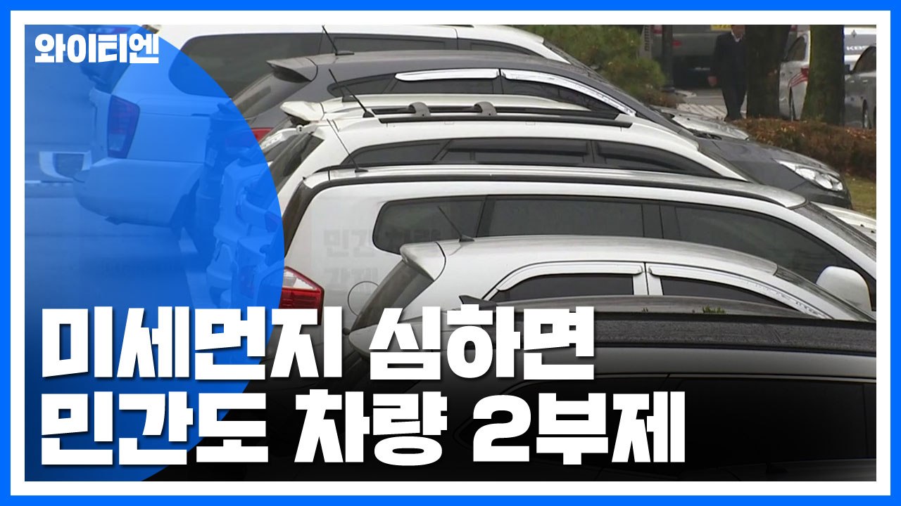 미세먼지 심하면 민간도 차량2부제...“재난 수준 대응” / YTN