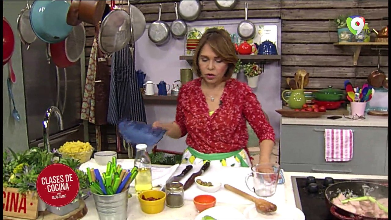 Hoy en Clases de cocina Locrio de Chuleta y Pastel de platano Maduro con vainitas 21/10/2019