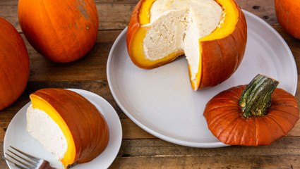 Cheesecake Stuffed Pumpkin Is The Most Fall Thing Ever