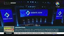 Candidatos presidenciales argentinos debaten por segunda ocasión