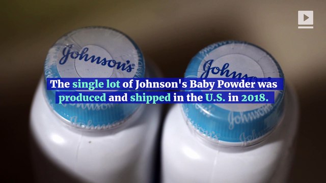 Johnson & Johnson Recalls 33,000 Bottles of Baby Powder Due to Asbestos