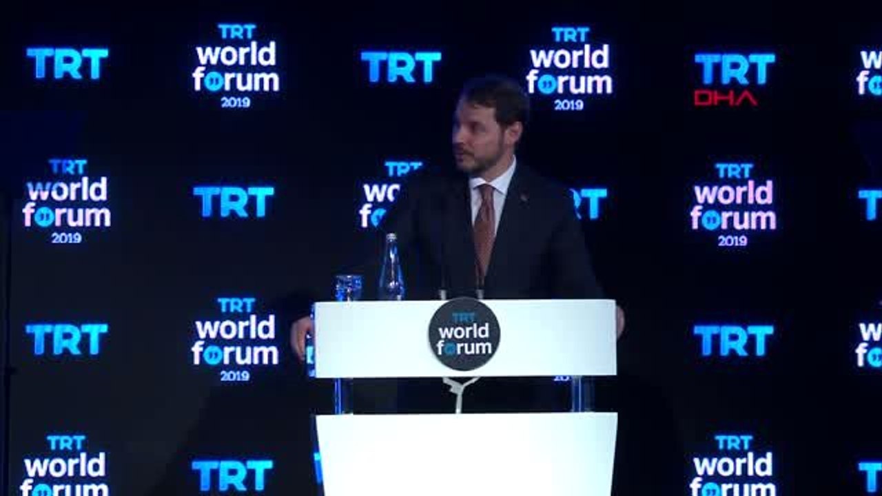 Berat albayrak trt world forum'da konuştu