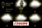 De Mané à Lloris, les nommés de 1 à 5 - Foot - Ballon d'Or France Football 2019
