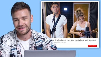 Liam Payne Watches Fan Covers on YouTube