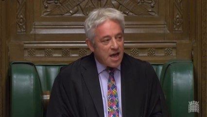 Bercow impide votar este lunes el acuerdo del 'brexit'