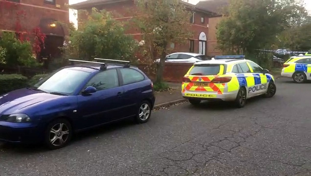 Armed police swoop on address in Crownhill Milton Keynes (October 21 2019)