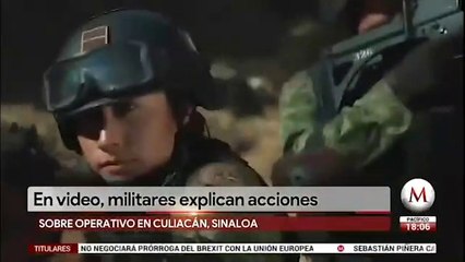 Asi se enfrentaron militares a criminales en Culiacán
