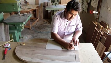 Ahşap oyma ürünleri Avrupa'ya ihraç ediyor