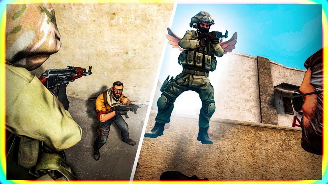 WHEN PROS JUMP AND SHOOT! #CSGO