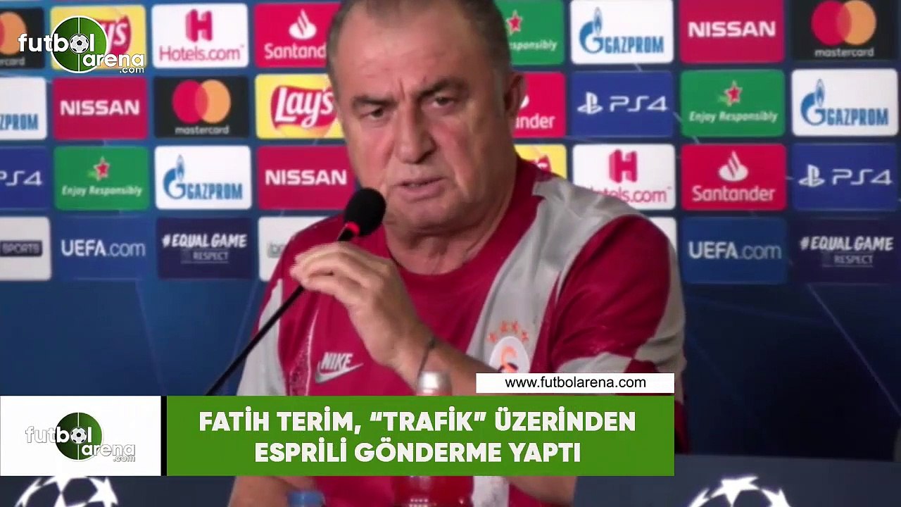 Fatih Terim, "Trafik" üzerinden esprili gönderme yaptı