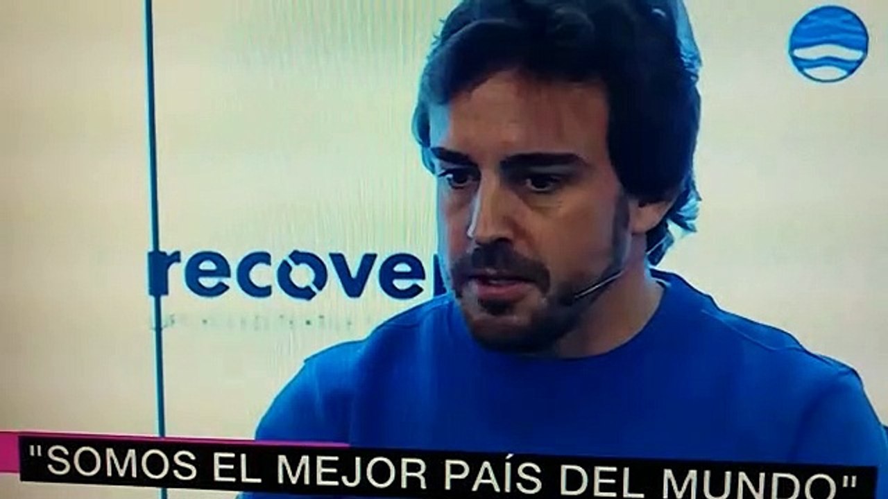 Extraordinarias palabras y grandes verdades las que ha dicho Fernando Alonso sobre la deriva violenta del separatismo catalán