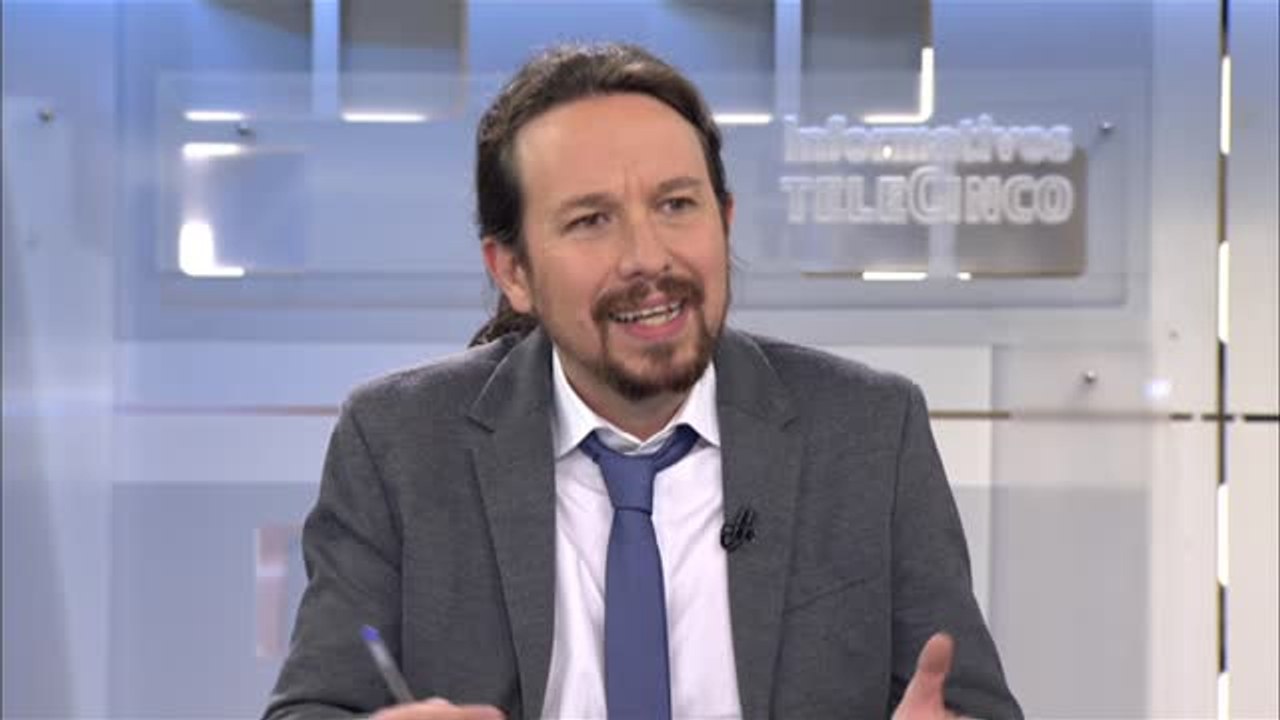 Iglesias dice que Cataluña no puede ser una "excusa" de Sánchez para pactar con el PP