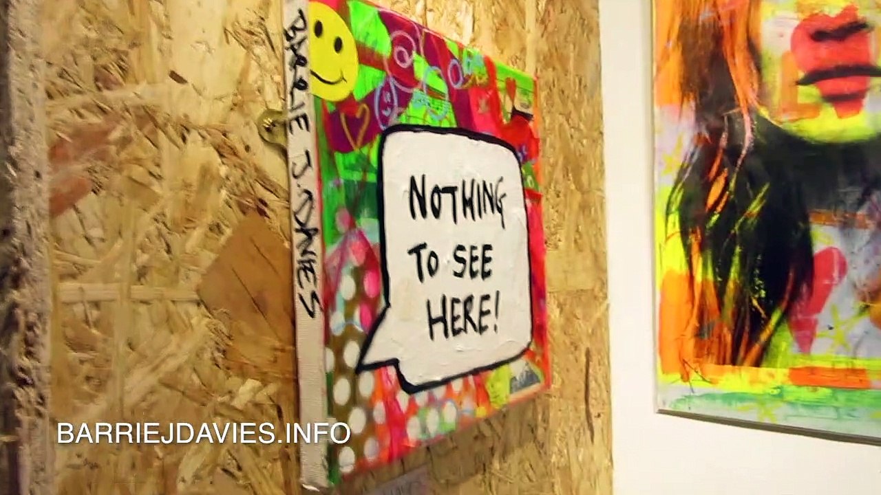 Barrie J Davies' Artworld Solo Exhibition at CONCLAVE BRIGHTON Art Gallery 2019
