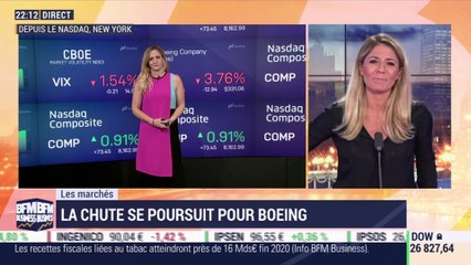 Les marchés américains: la chute se poursuit pour Boeing - 21/10