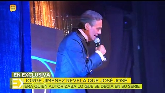 Jorge Jiménez revela que José José era quién autorizaba que salía de la serie.| Ventaneando