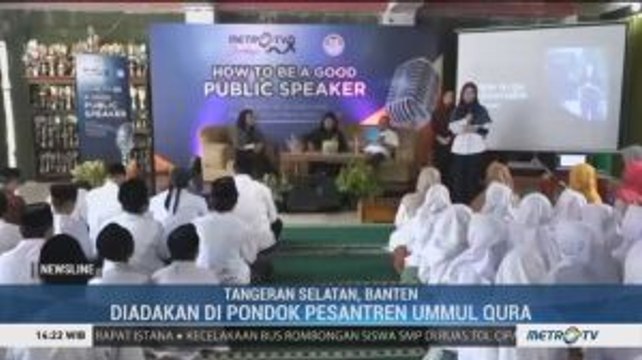 Metro TV Gelar Pelatihan Jurnalistik di Ponpes Ummul Qura