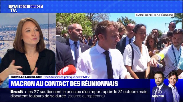 Macron au contact avec les Réunionnais (1) - 24/10