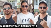 Maharashtra Elections 2019 | Deepika Padukone, Hrithik Roshan, Anil Kapoor, Hema Malini Vote