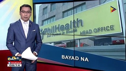 Utang ng PhilHealth sa ilang ospital, bayad na
