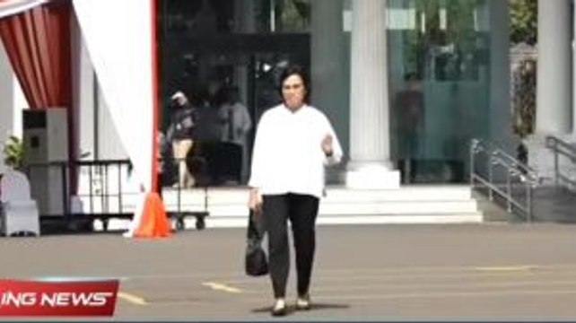 Sri Mulyani Calon Menteri yang Pertama Menemui Presiden Jokowi Pagi Ini