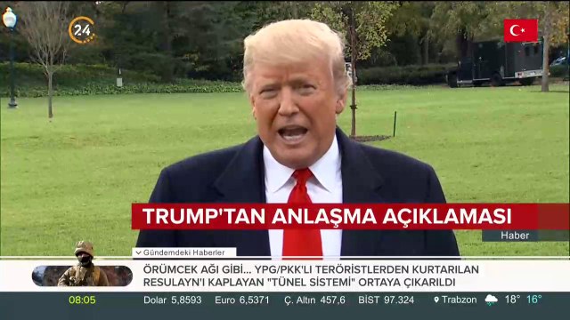 Trump'tan yeni açıklama: Bölgeden güzel haberler geliyor