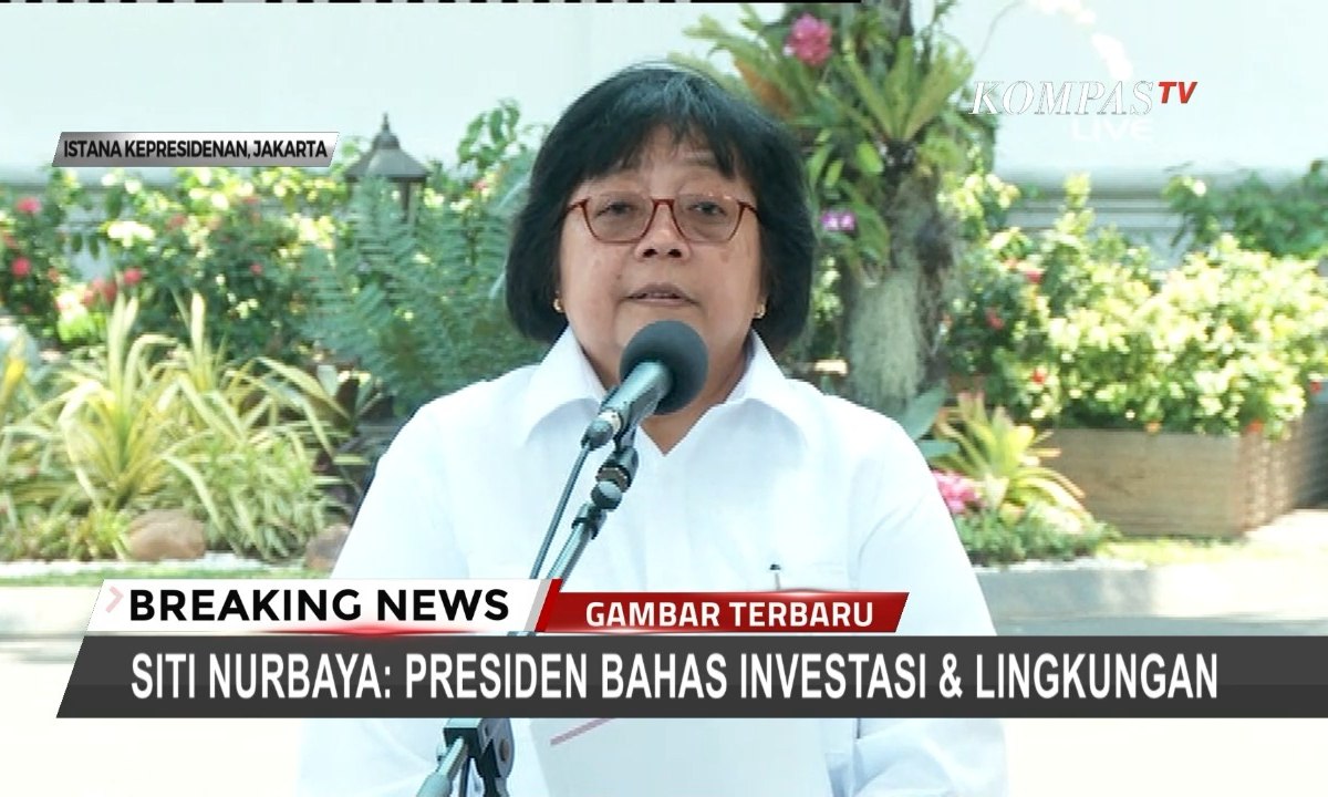TERBARU - Diskusi dengan Presiden Jokowi Soal Lingkungan , Siti Nurbaya Tetap Menteri LHK?