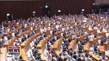 Moon focuses on creating fair society and calls on N. Korea to respond during budget speech at National Assembly