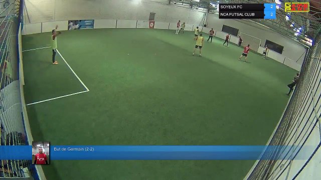 But de Germain (2-2) - SOYEUX FC Vs NCA FUTSAL CLUB - 21/10/19 21:00 - LIGUE 3 - Poitiers Game Parc