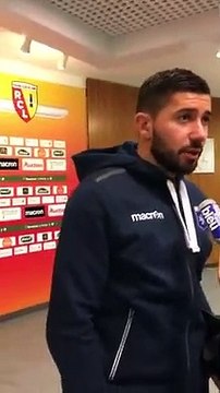 La réaction de Mickaël Le Bihan apres Lens-Auxerre
