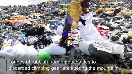 Everest garbage gets second life