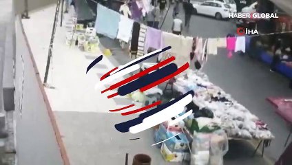 Fren yerine gaza basınca pazara daldı! 2'si ağır 8 kişi yaralı