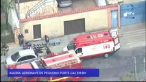 Una avioneta cae sobre una calle de Bello Horizonte (Brasil) poco después de despegar