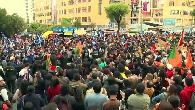 Evo Morales a punto de ganar reelección en Bolivia, protestas violentas al grito de fraude