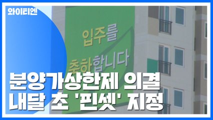 분양가 상한제 국무회의 의결...내달 초 '핀셋' 지정 / YTN