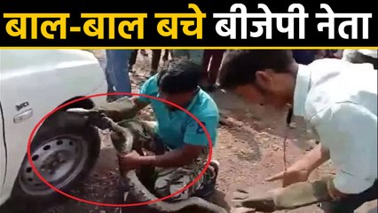 BJP Leader बचे बाल-बाल, गाड़ी में जा रहे थे बैठने, उसी समय Car से निकला Python । वनइंडिया हिंदी