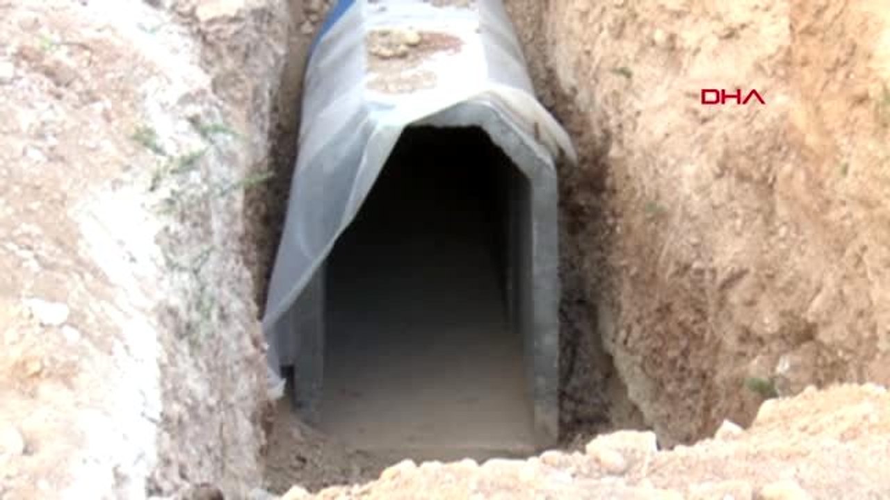 Tel abyad pkkypg'li teröristler tel abyad'ı köstebek yuvasına çevirmiş